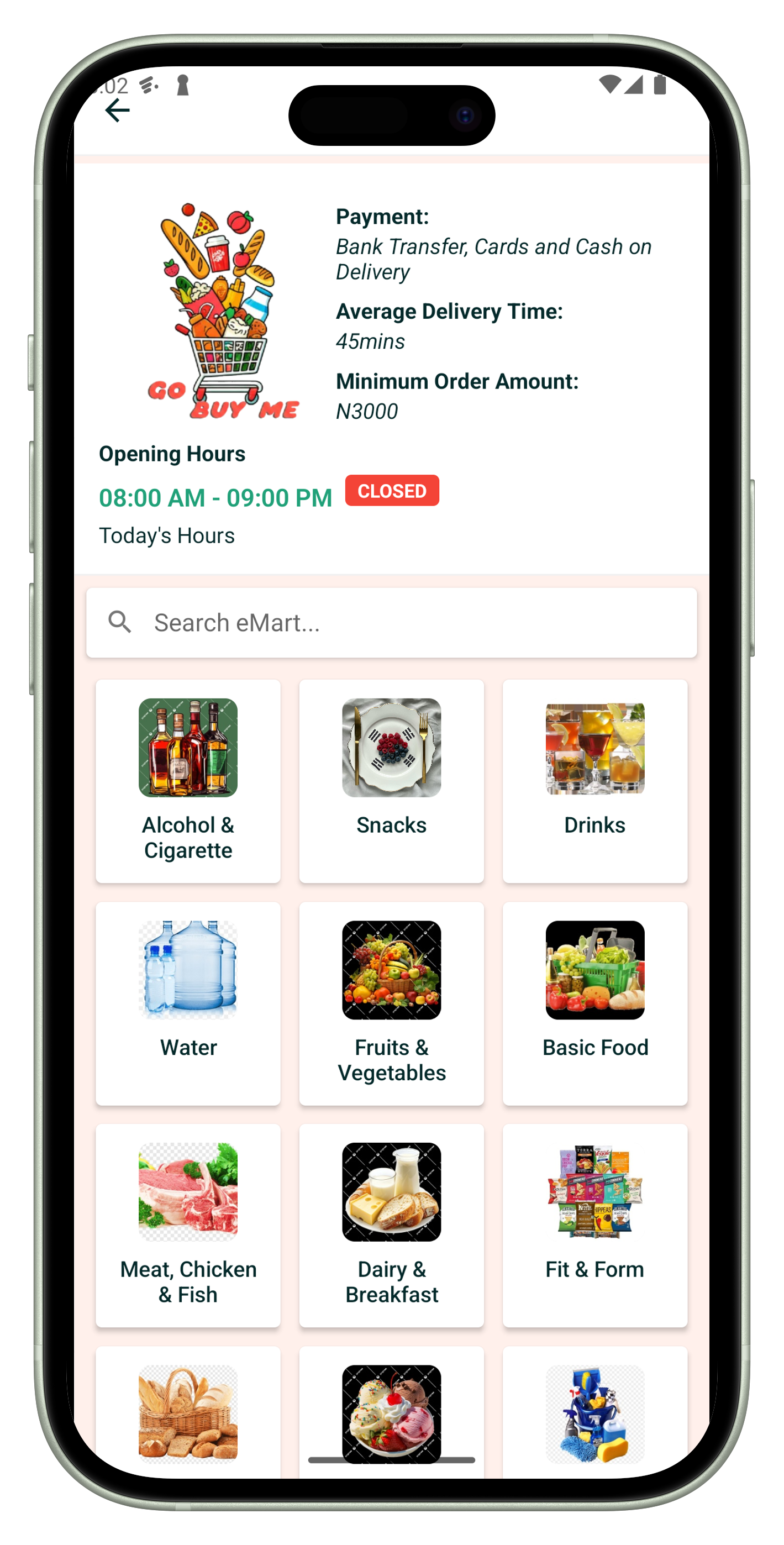 GoBuyMe App Mockup
